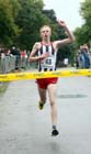 Robbie Lightowler brings Shaftsbury Barnet home to victory in the under-17 men,  ERRA Natioanl Athletes Road Relay.